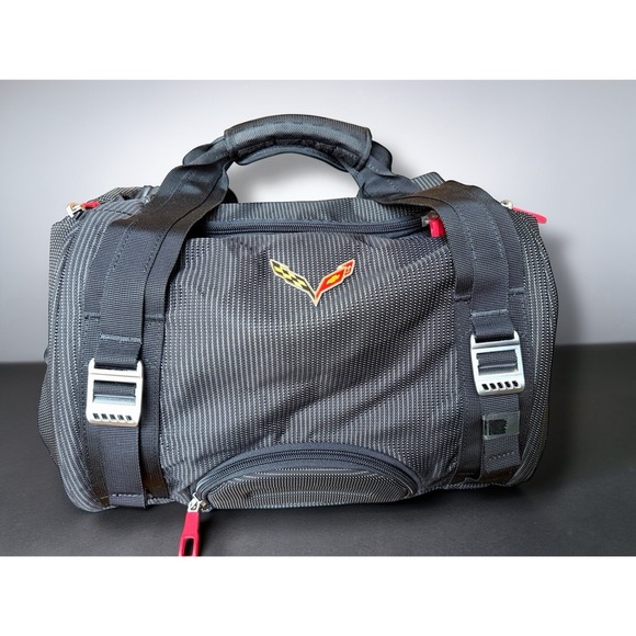 General Motors Other - (NEW) Corvette C7 Stingray Travel Duffle Bag Crossed Flags Martin Auto Group